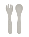 Сет за хранене Kikkaboo - Platinum Silicone, Sand, 5 части