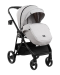 Комбинирана количка 3 в 1 с кош за новородено Kikkaboo – Gianni, Grey