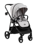 Комбинирана количка 3 в 1 с кош за новородено Kikkaboo – Gianni, Grey