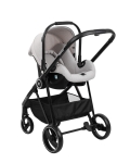 Комбинирана количка 3 в 1 с кош за новородено Kikkaboo – Gianni, Grey
