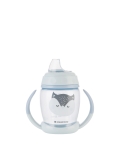 Чаша със силиконов Kikkaboo - Happy face, 200 ml, Pink