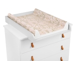 Твърда подложка за повиване Kikkaboo - Secret Garden, 50 х 80 сm, Beige