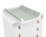 Твърда подложка за повиване Kikkaboo - Secret Garden, 50 х 80 сm, Beige