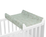 Твърда подложка за повиване Kikkaboo - Secret Garden, 50 х 70 сm, Green