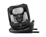 Стол за кола Kikkaboo - i-Hike, i-Size, IsoFix, 40-150 cm, Dark Grey