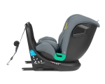 Столче за кола Kikkaboo – i-Roll, i-Size, Isofix, 360°, Dark Grey
