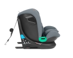 Столче за кола Kikkaboo – i-Roll, i-Size, Isofix, 360°, Dark Grey