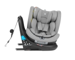 Столче за кола Kikkaboo – i-Roll, i-Size, Isofix, 360°, Dark Grey