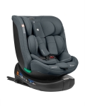 Стол за кола Kikkaboo - i-Round, i-Size, Isofix, 360°, Light Grey