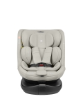 Стол за кола Kikkaboo - i-Round, i-Size, Isofix, 360°, Light Grey