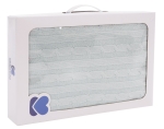 Плетено памучно одеяло Kikkaboo, 75 х 100 сm, Mint