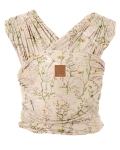 Слинг за носене на бебе Kikkaboo - Isla, Secret Garden, Beige
