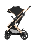 Бебешка количка 3 в 1 KikkaBoo – Kaia, Light Grey 