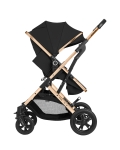 Бебешка количка 3 в 1 KikkaBoo – Kaia, Light Grey 