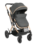Бебешка количка 3 в 1 KikkaBoo – Kaia, Light Grey 