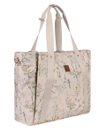Чанта за бебешки принадлежности Kikkaboo - Florence Secret Garden, Beige