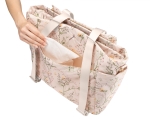 Чанта за бебешки принадлежности Kikkaboo - Florence Secret Garden, Beige