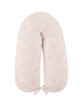 Възглавница за бременни Kikkaboo, Pink Circles, 150 сm