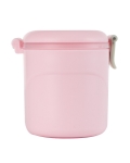 Кутия за съхранение на сухо мляко KikkaBoo - 130 g, с лъжичка, розова