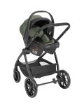 Комбинирана количка 3 в 1 с кош за новородено Kikkaboo – Modena, Army Green
