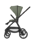 Комбинирана количка 3 в 1 с кош за новородено Kikkaboo – Modena, Army Green