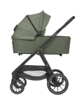 Комбинирана количка 3 в 1 с кош за новородено Kikkaboo – Modena, Army Green