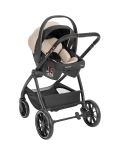 Комбинирана количка 3 в 1 с кош за новородено Kikkaboo – Modena, Army Green