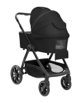 Комбинирана количка 3 в 1 с кош за новородено Kikkaboo – Modena, Dark Grey