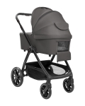 Комбинирана количка 3 в 1 с кош за новородено Kikkaboo – Modena, Dark Grey
