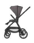 Комбинирана количка 3 в 1 с кош за новородено Kikkaboo – Modena, Dark Grey