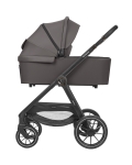 Комбинирана количка 3 в 1 с кош за новородено Kikkaboo – Modena, Dark Grey