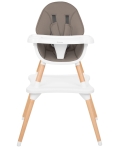Стол за хранене 3 в 1 KikkaBoo - Multi, Grey
