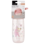 Чаша със силиконов накрайник Kikkaboo - Music Fest, 450 ml, Mint
