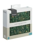 Двупластово одеяло от муселин Kikkaboo - Secret Garden, 100 х 100 сm, Green