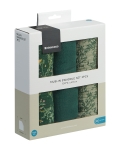 Муселинови пелени Kikkaboo - Secret Garden, 75 х 75 сm, Green, 3 броя