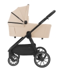 Комбинирана детска количка 2 в 1 с кош за новородено Kikkaboo – Naya, Beige