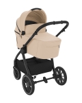 Комбинирана детска количка 2 в 1 с кош за новородено Kikkaboo – Naya, Beige