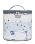 Комплект кош за аксесоари Kikkaboo - Bear with me, 22 сm и 18 сm, Blue, 2 броя