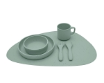 Подложка за хранене Kikkaboo - Platinum Silicone, Sand