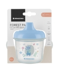 Неразливаща се чаша с твърд накрайник Kikkaboo - Forest Party, 150 ml, Mint