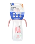 Бебешко шише Kikkaboo - Jingle Jungle, PP, 400 ml, Pink