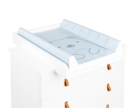 Meka подложка за повиване Kikkaboo - Bear with me, 80 х 50 сm, Blue