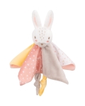 Мека играчка за гушкане с дрънкалка Kikkaboo - Rabbits in Love
