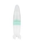 Силиконово шише за хранене с лъжичка Kikkaboo - Rocket, Mint, 90 ml