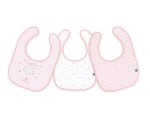 Хавлиени лигавници Kikkaboo - Hippo Dreams, Pink, 3 броя