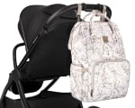 Детска чанта Kikkaboo - Siena Luxe Secret, Garden Beige