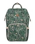 Детска чанта Kikkaboo - Siena Luxe Secret , Garden Deep Green