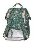 Детска чанта Kikkaboo - Siena Luxe Secret , Garden Deep Green