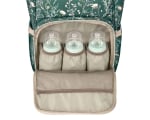 Детска чанта Kikkaboo - Siena Luxe Secret , Garden Deep Green