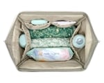 Детска чанта Kikkaboo - Siena Luxe Secret , Garden Deep Green